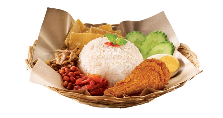 Foto menu Nasi Lemak Fried Chicken