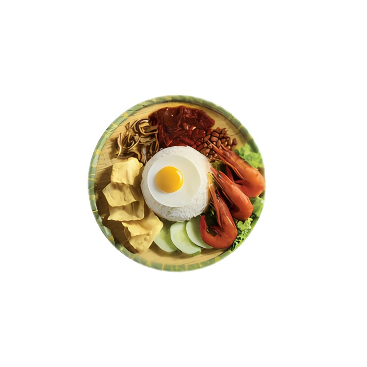 Foto menu Nasi lemak with sambal prawn