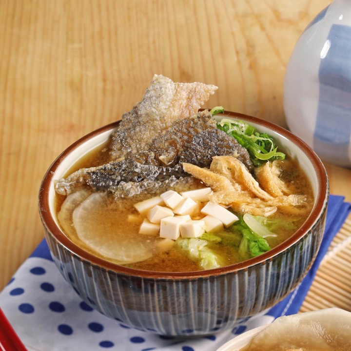 Foto menu Miso Soup Salmon Skin