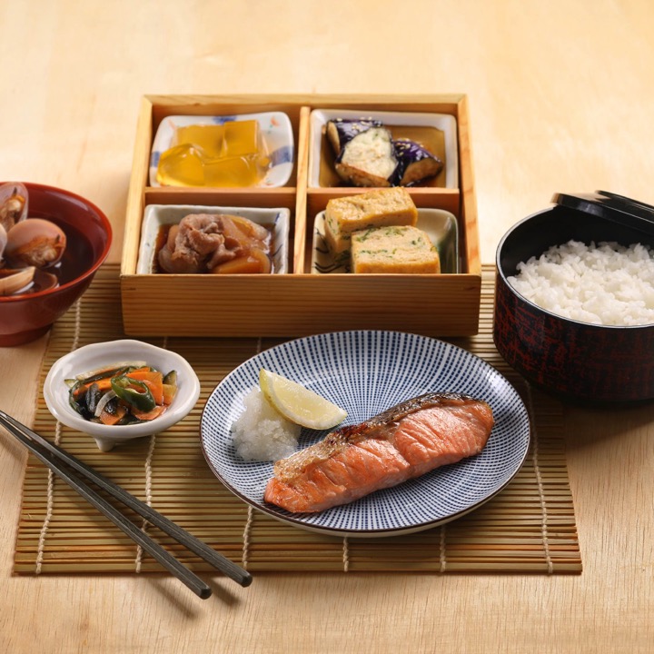 Foto menu Grilled Salmon Set