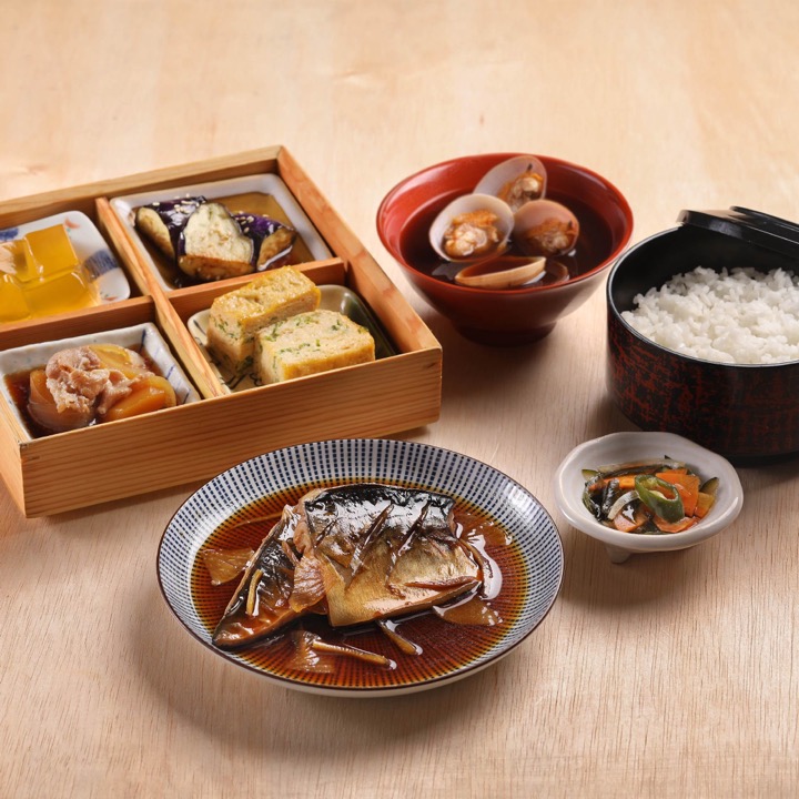 Foto menu Simmered Mackerel Set